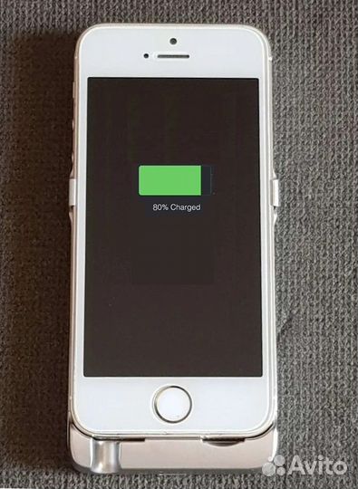 Чехол Аккумулятор IS для iPhone 5 (2200mAh) Silver