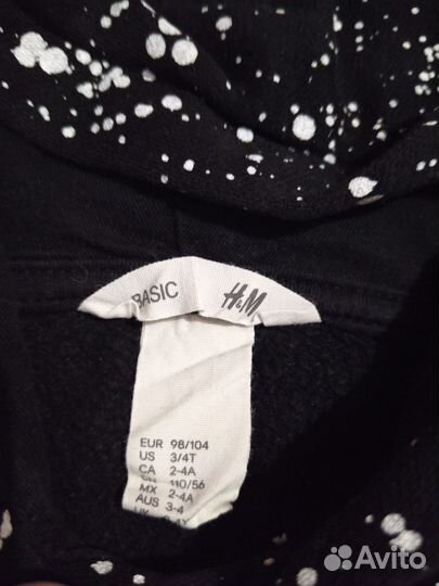 Толстовка H&M, размер 98/104