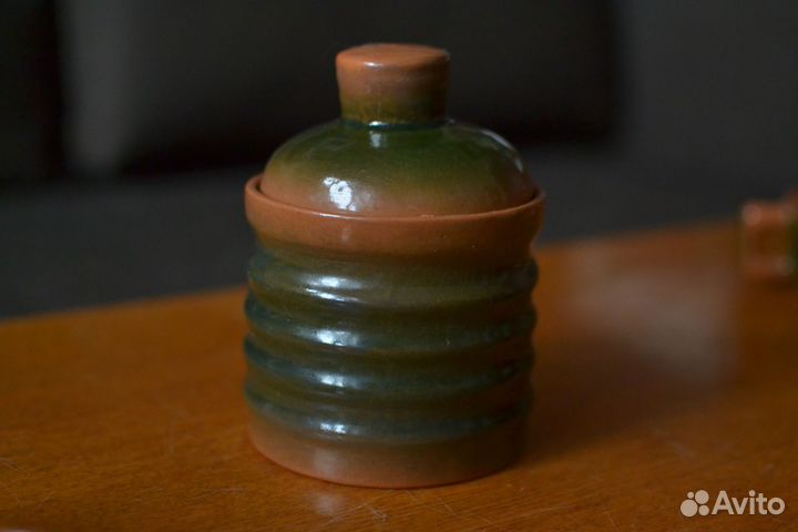 Глиняный кофейный сервиз