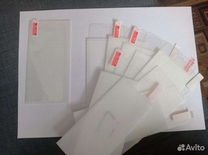 Стекло iPhone 6, 6S, 7, 8, SE (2). Цена за 5шт
