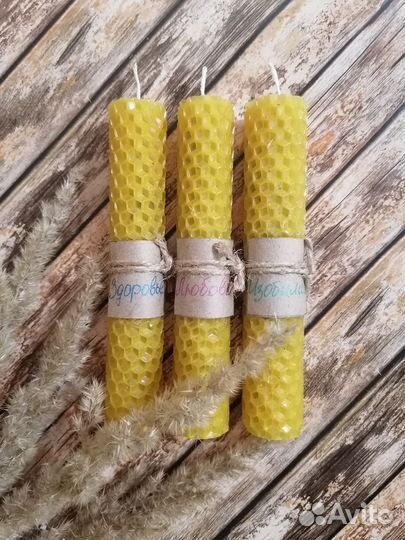 Свечи из вощины