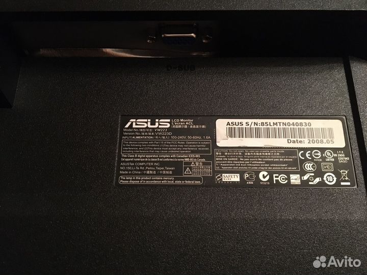 Монитор Asus 22