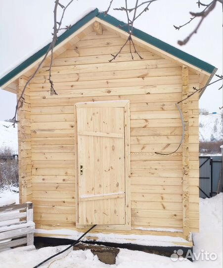 Дома и Бани из сухого проф. Бруса