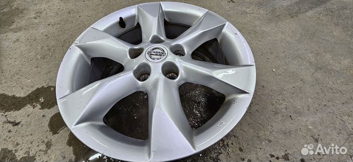 Диск один nissan qashqai р 17