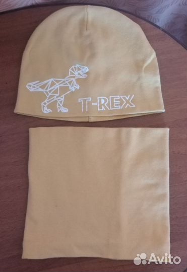 Шапка +снуд на 2-3 года