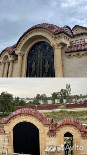Облицовка дагестанским камнем
