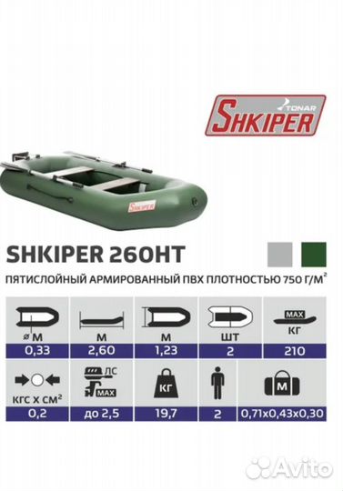 Лодка пвх Shkiper