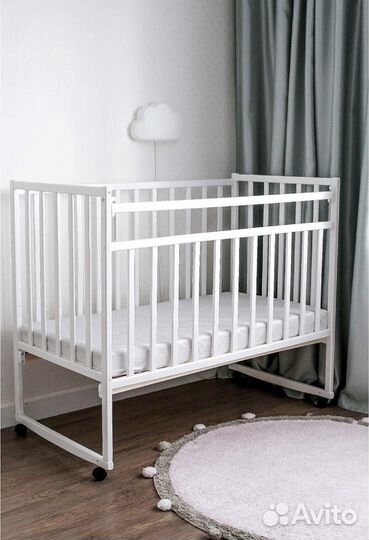 Кровать, матрас, бортики, балдахин