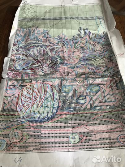 Остатки от набора для вышивания dimensions