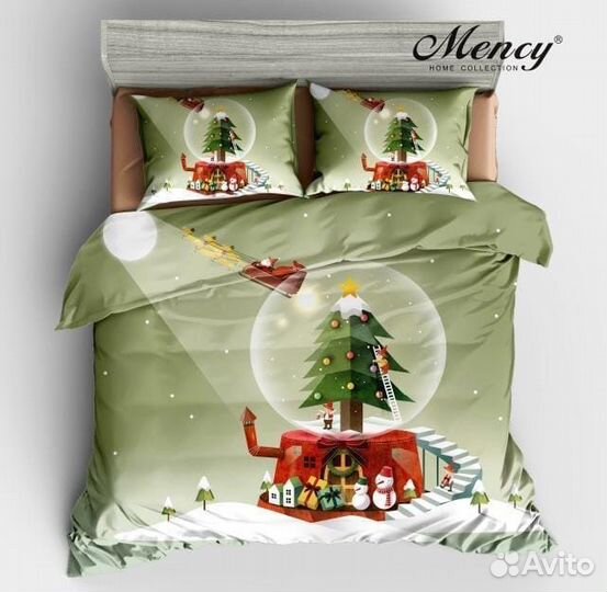 Детское новогоднее постельное бельё Mency Новое