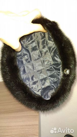 Новый мягкий норковый берет