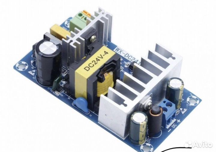 Импульсный AC - DC блок питания WX-DC2412, 24V 4A