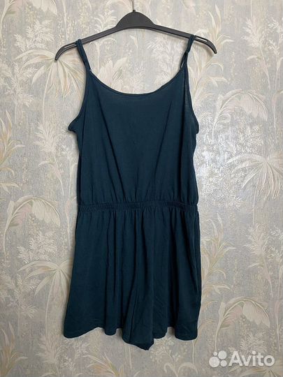 Зеленый/ изумрудный комбез h&m