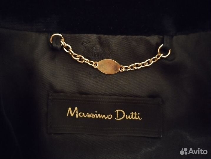 Бархатный пиджак женский Massimo Dutti