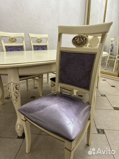 Стол и стулья бу