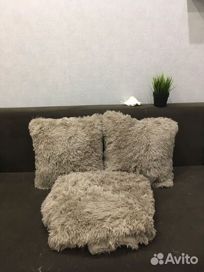 Плед+2 подушки Пушистики