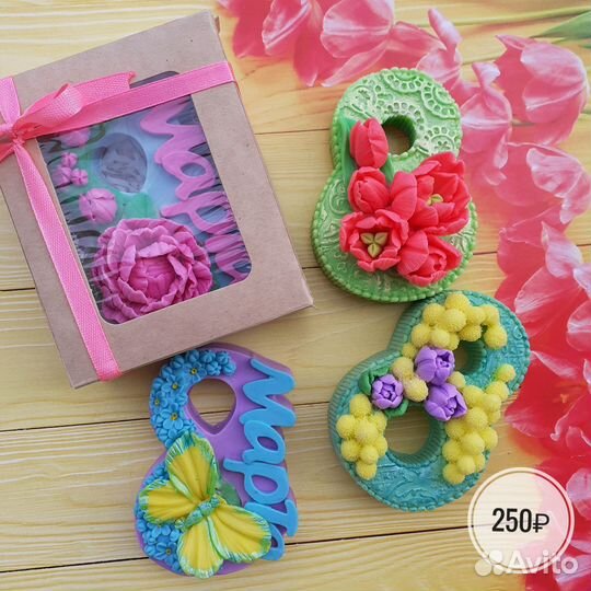 Подарки на 8 марта. Мыло ручной работы