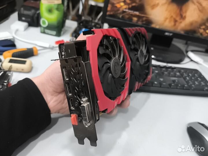 Видеокарта RX580 geming X 8G 4шт