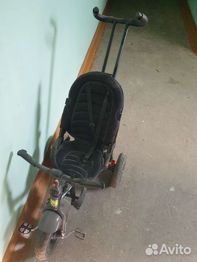 Велосипед коляска с ручкой