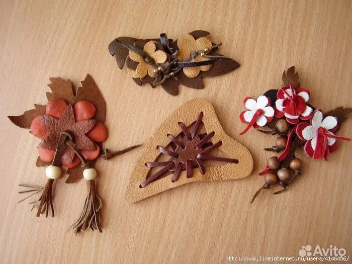 Обрезки натуральной кожи