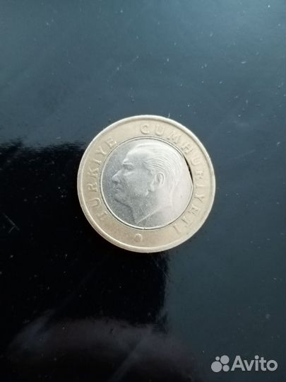 1 Lirasi 2009г Турция (1 турецкая лира) 1 лира