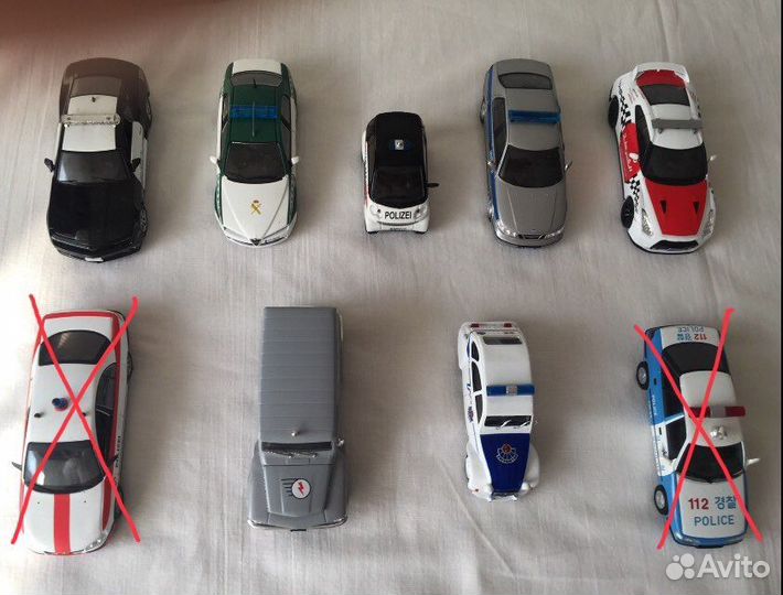 Коллекция «полицейские машины мира»