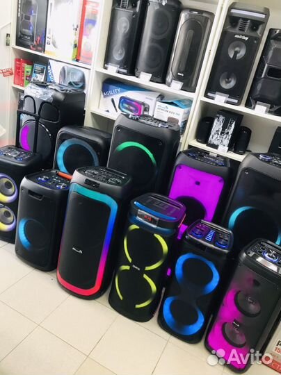 Портативные колонки Eltronic караоке новые