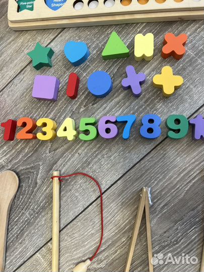 Деревянные игрушки 3+