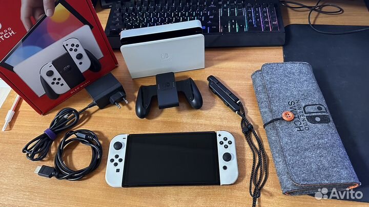 Nintendo switch oled с играми