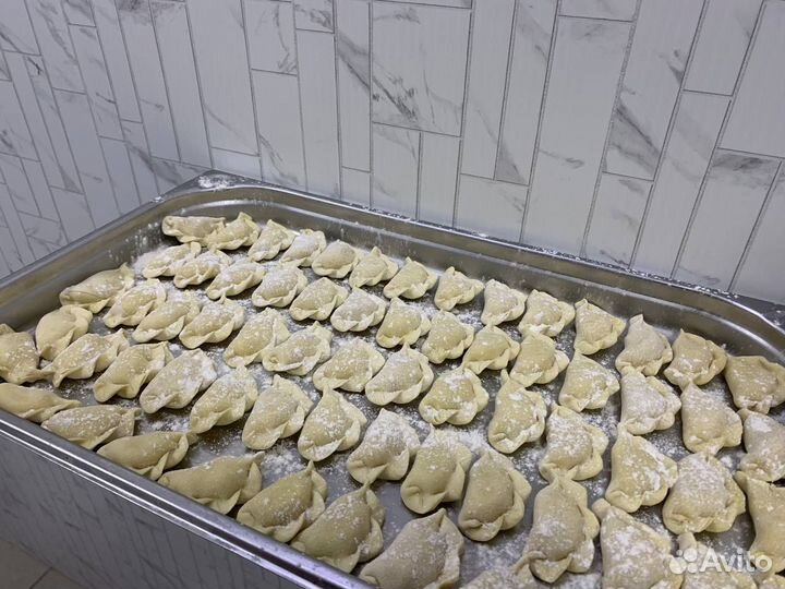 Вареники ручной лепки с картофелем и шкварками