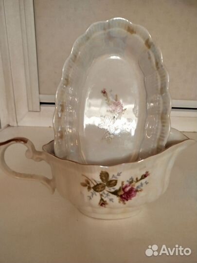 Соусник с тарелкой