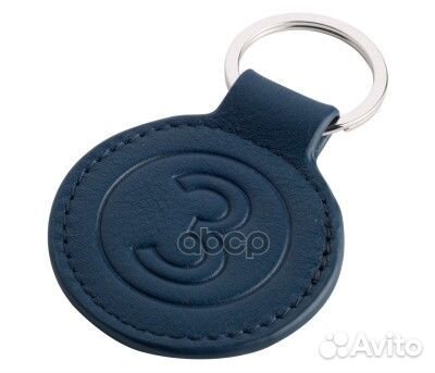Брелок Jaguar кожанный,синий (мс) jlemanlkey JA