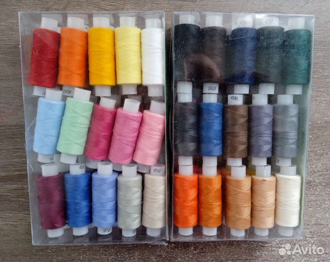 Швейные нитки в ассортименте