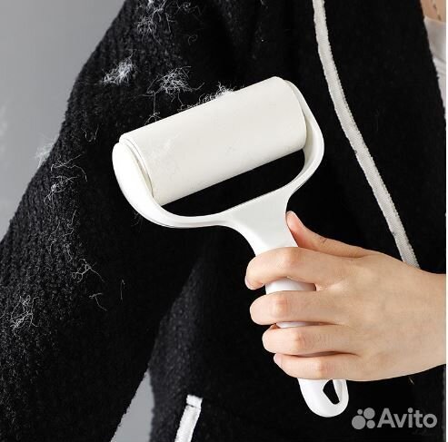 Липкий ролик для чистки одежды и текстиля от волос