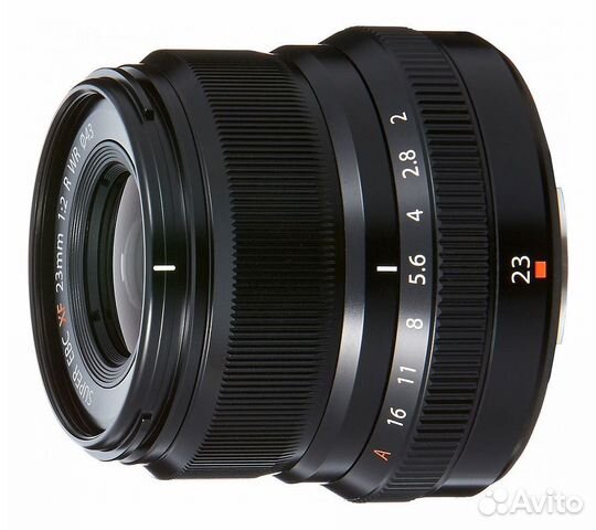 Объектив Fujifilm XF 23mm f/2 R WR черный