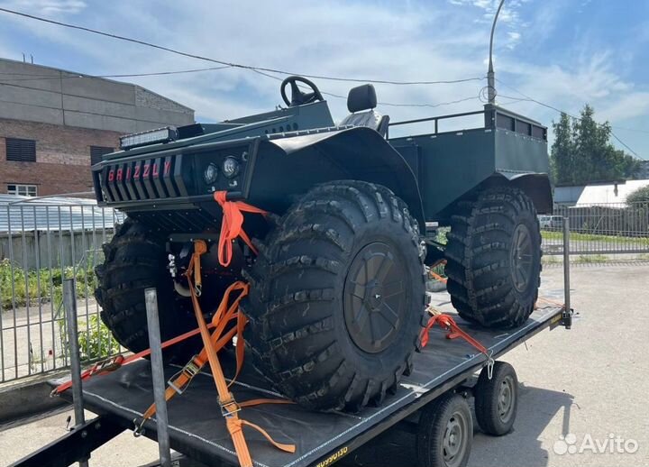 Переломка Grizzly (Снегоход - Болотоход)