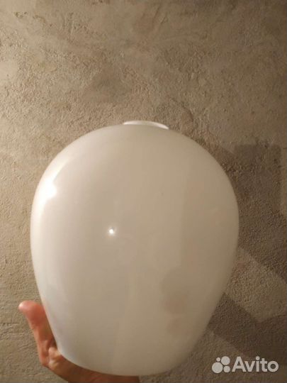 Новые плафоны СССР большие белое матовое стекло