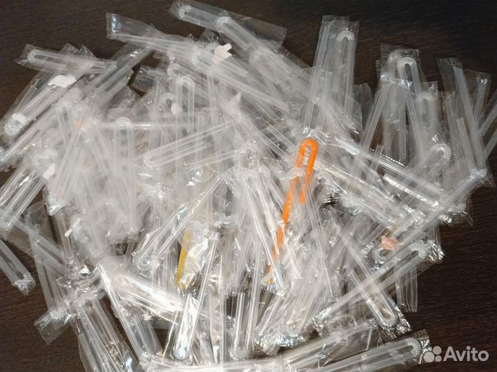 Трубочки для напитков пакетом 130 шт