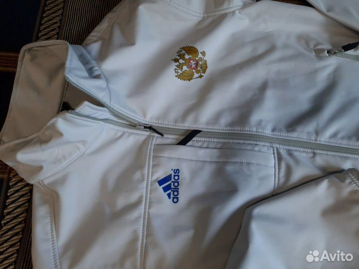 Разминочная куртка L-XL adidas Сб.России лыжная