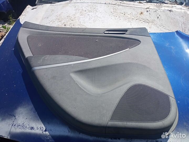 Обшивка двери задняя hyundai solaris