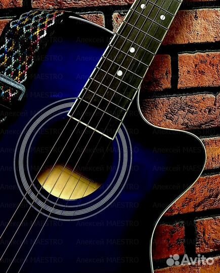 Акустическая гитара 39 дюймов /новая