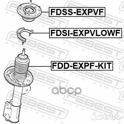 Отбойник переднего амортизатора febest FDD-expf