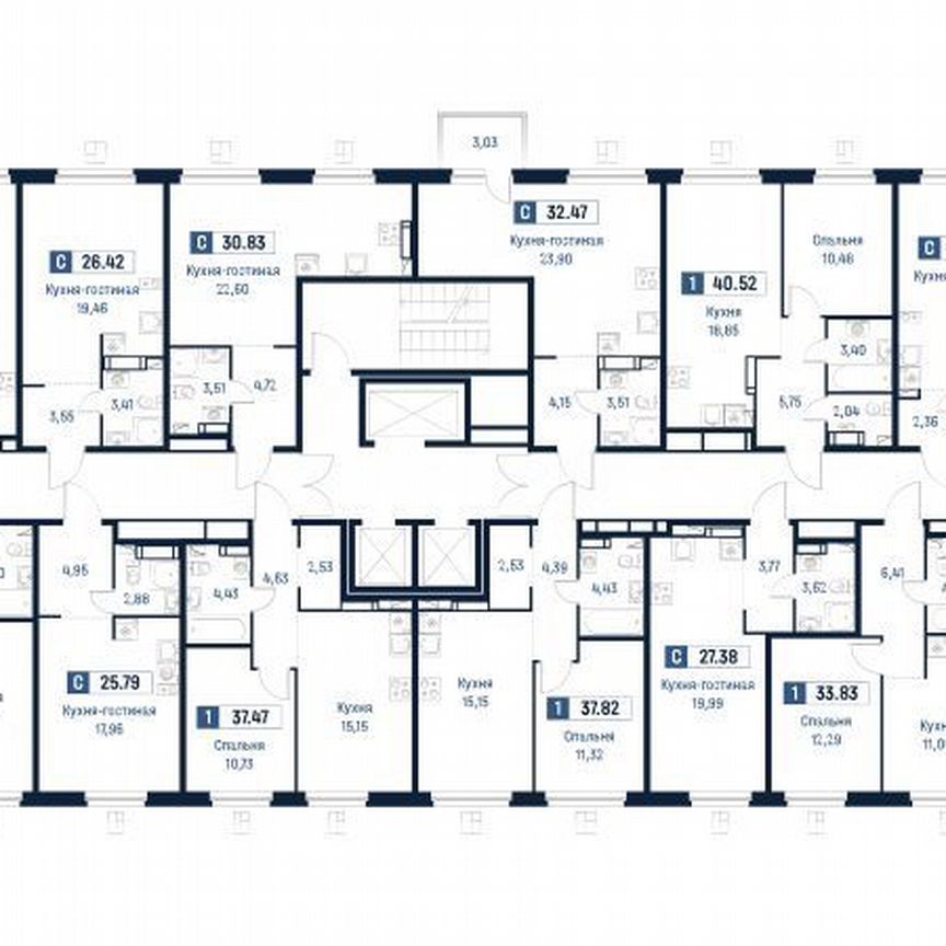 1-к. квартира, 37,5 м², 6/18 эт.