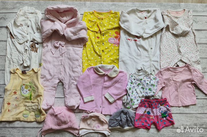 Одежда для девочки пакетом р. 62-80