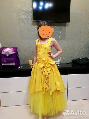 Вечернее платье на девочку 7-9 лет
