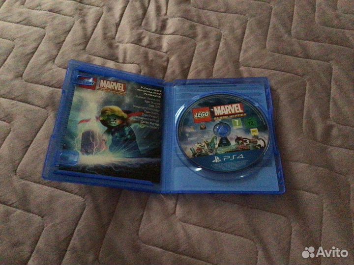Диск lego marvel на ps4