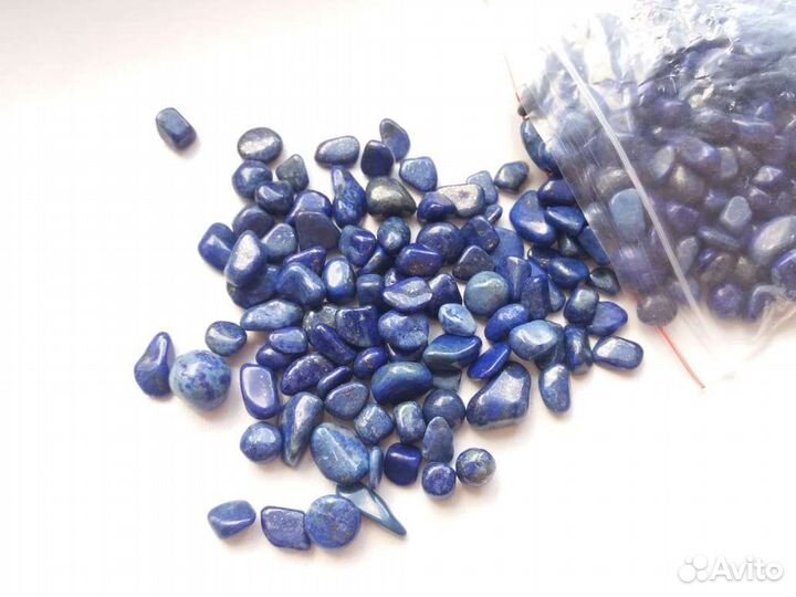 Аметист / Лазурит галтовка
