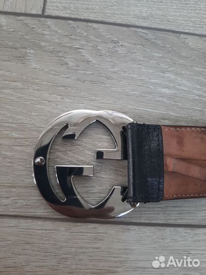 Ремень Оригинал Gucci Web Canvas Interlocking G