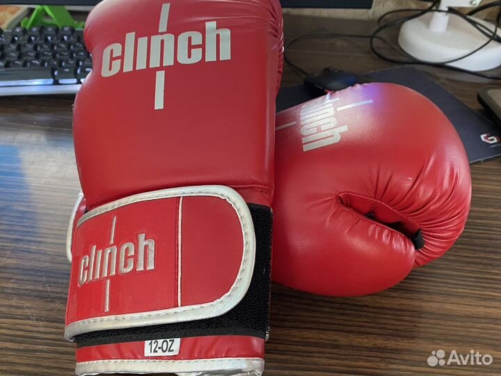 Боксерские перчатки 12 oz clinch