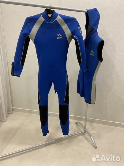 Гидрокостюм для подводной охоты 5мм + 5мм